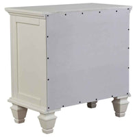 Sandy Beach 5-piece California King Bedroom Set Cream White - Home & Sleep Outlet