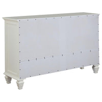 Sandy Beach 5-piece California King Bedroom Set Cream White - Home & Sleep Outlet