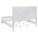 Sandy Beach 63-inch California King Panel Bed Cream White - Home & Sleep Outlet