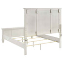 Sandy Beach 4-piece Queen Bedroom Set Cream White - Home & Sleep Outlet