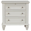 Sandy Beach 4-piece Queen Bedroom Set Cream White - Home & Sleep Outlet