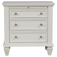 Sandy Beach 4-piece Queen Bedroom Set Cream White - Home & Sleep Outlet