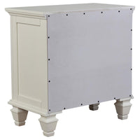 Sandy Beach 4-piece Queen Bedroom Set Cream White - Home & Sleep Outlet