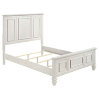 Sandy Beach 5-piece Queen Bedroom Set Cream White - Home & Sleep Outlet