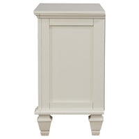 Sandy Beach 3-drawer Nightstand Cream White - Home & Sleep Outlet