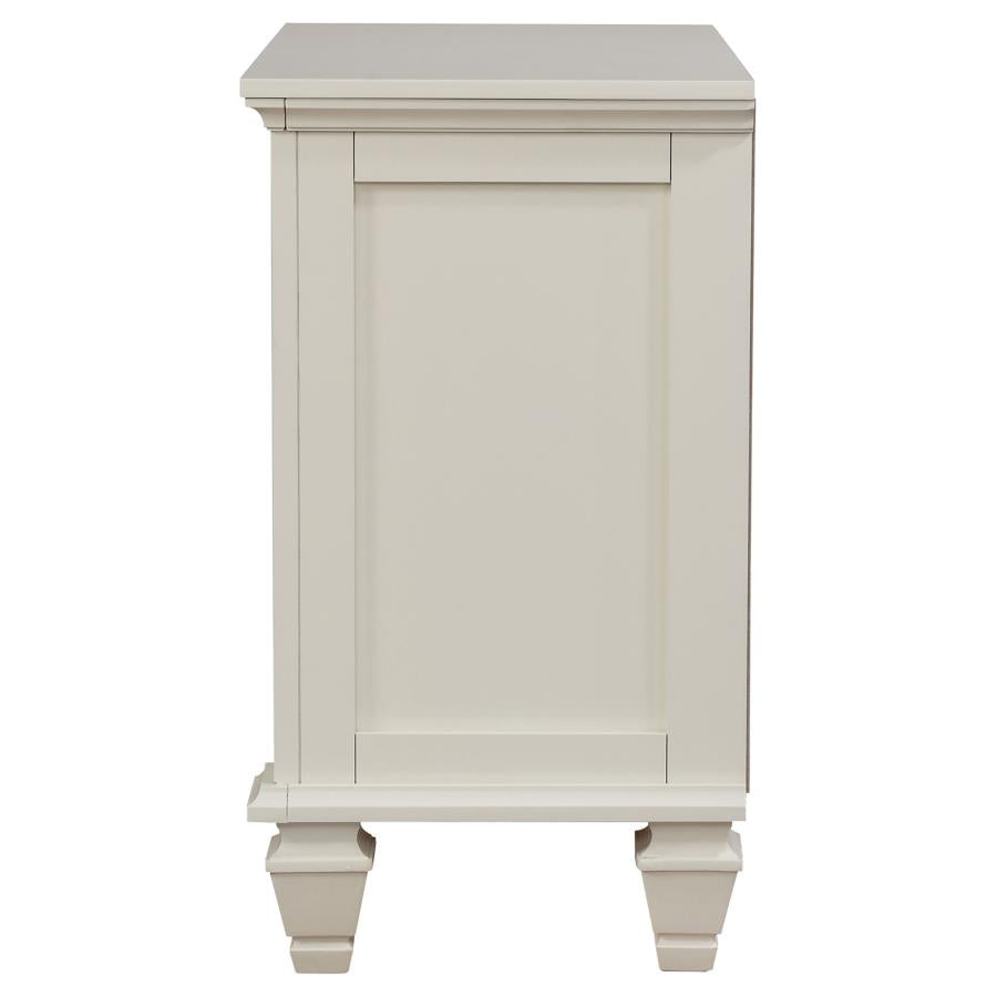 Sandy Beach 3-drawer Nightstand Cream White - Home & Sleep Outlet