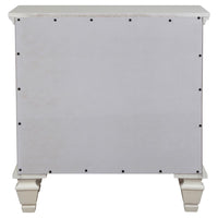 Sandy Beach 3-drawer Nightstand Cream White - Home & Sleep Outlet