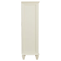 Sandy Beach 5-drawer Bedroom Chest Cream White