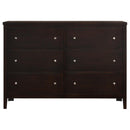 Carlton 4-piece Full Bedroom Set Cappuccino