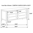 Carlton 4-piece Full Bedroom Set Cappuccino