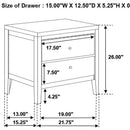 Carlton 4-piece Eastern King Bedroom Set Cappuccino