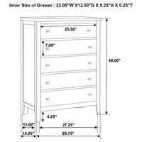 Carlton 5-piece Eastern King Bedroom Set Cappuccino