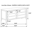 Carlton 5-piece Queen Bedroom Set Cappuccino