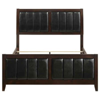 Carlton Wood Queen Panel Bed Cappuccino