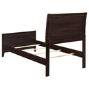 Carlton 5-piece Twin Bedroom Set Cappuccino