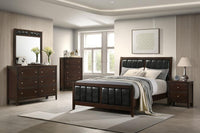Carlton 6-drawer Dresser with Mirror Cappuccino