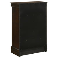 Louis Philippe 5-piece Eastern King Bedroom Set Cappuccino