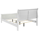 Louis Philippe 4-piece Full Bedroom Set White