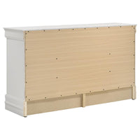 Louis Philippe 4-piece Full Bedroom Set White