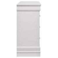 Louis Philippe 6-drawer Dresser White