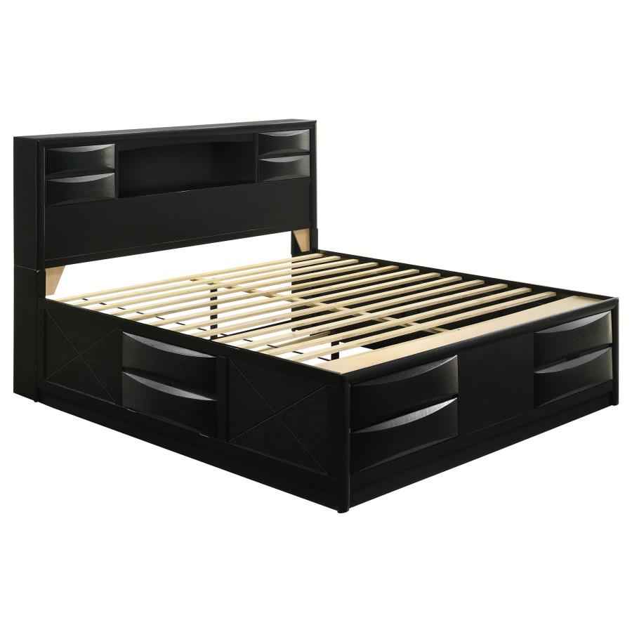 Briana 5-piece Eastern King Bedroom Set Black