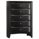 Briana 5-piece Eastern King Bedroom Set Black