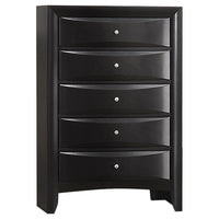 Briana 5-piece Eastern King Bedroom Set Black