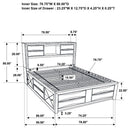 Briana 5-piece California King Bedroom Set Black