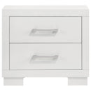 Jessica 5-piece Eastern King LED Bedroom Set Snow White