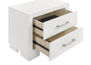 Jessica 5-piece Queen LED Bedroom Set Snow White