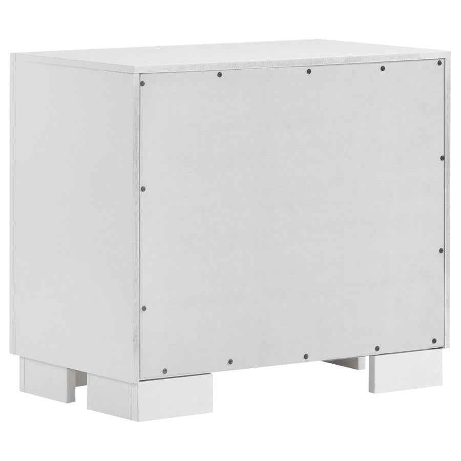 Jessica 6-piece Queen LED Bedroom Set Snow White