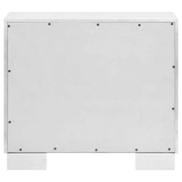 Jessica 2-drawer Nightstand Snow White