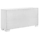 Jessica 6-drawer Dresser Snow White