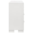 Jessica 6-drawer Dresser Snow White