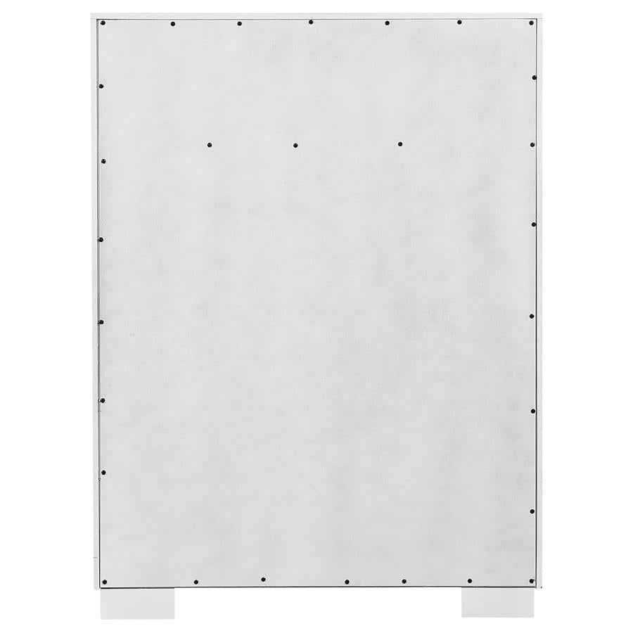 Jessica 5-drawer Bedroom Chest Snow White