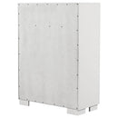 Jessica 5-drawer Bedroom Chest Snow White