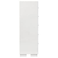 Jessica 5-drawer Bedroom Chest Snow White
