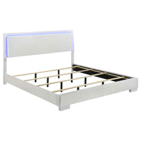 Felicity 6-piece California King Bedroom Set White Gloss