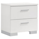Felicity 5-piece Twin Bedroom Set White High Gloss