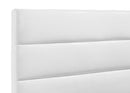 Felicity 4-piece Eastern King Platform Bedroom Set White