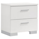 Felicity 4-piece California King Platform Bedroom Set White