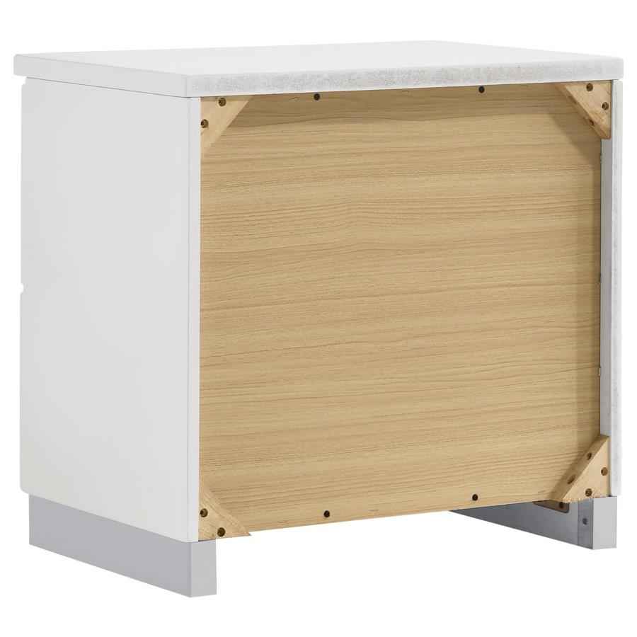 Felicity 5-piece California King Bedroom Set White High Gloss