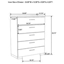 Felicity 5-piece Queen Bedroom Set White High Gloss