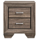 Kauffman 4-piece Eastern King Bedroom Set Washed Taupe