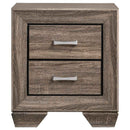 Kauffman 5-piece Eastern King Bedroom Set Washed Taupe