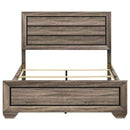 Kauffman Wood Queen Panel Bed Washed Taupe