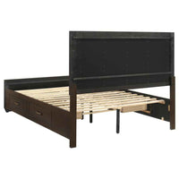 Kauffman 4-piece Queen Bedroom Set Dark Cocoa