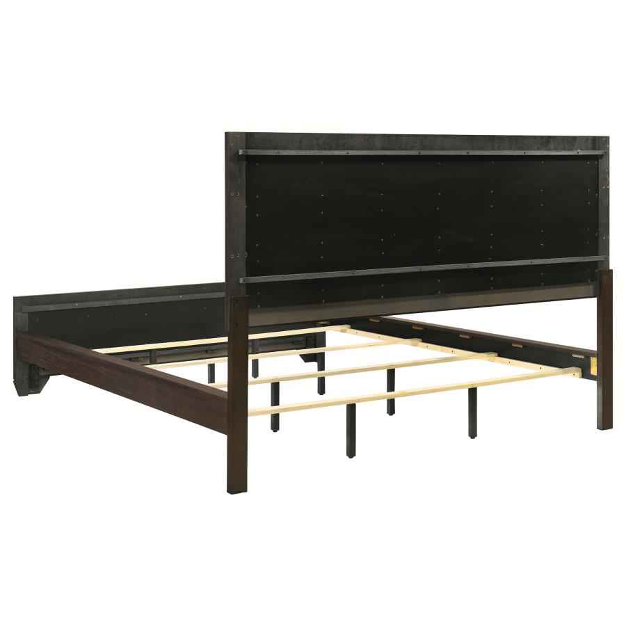 Kauffman 5-piece California King Bedroom Set Dark Cocoa