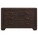 Kauffman 6-drawer Dresser Dark Cocoa