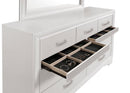 Miranda 4-piece Eastern King Bedroom Set White - Home & Sleep Outlet